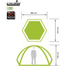 Тент-шатёр автоматический NORFIN LUND NF летний NF-10802